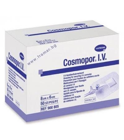 ХАРТМАН КОСМОПОР I.V. СТЕРИЛНА ПРЕВРЪЗКА 8 см. / 6 см. * 50 бр.