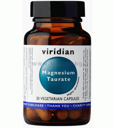 МАГНЕЗИЕВ ТАУРАТ капсули * 30 VIRIDIAN