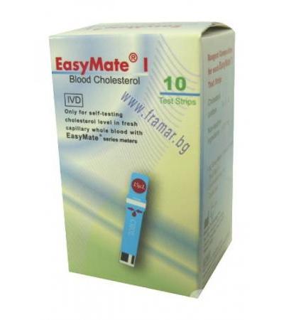 ТЕСТ ЛЕНТИ EASYMATE ЗА ХОЛЕСТЕРОЛ * 10