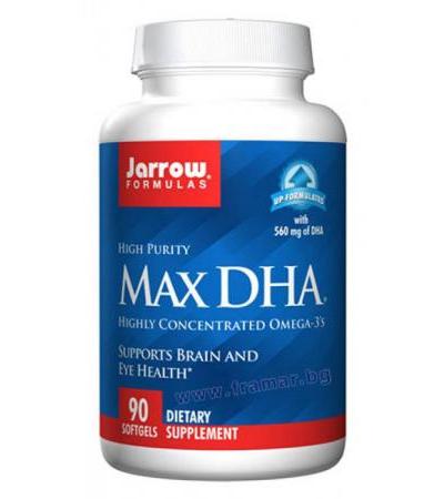 ДЖАРОУ ФОРМУЛАС MAX DHA капсули * 90