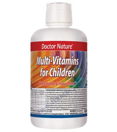 МУЛТИВИТАМИНИ ЗА ДЕЦА 237 мл DOCTOR NATURE