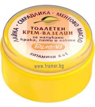 БИЛЕ VJ КРЕМ - ВАЗЕЛИН ЗА НАПУКАНИ КРАКА, ПЕТИ И ЛАКТИ 40 мл