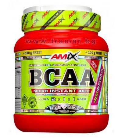 АМИКС BCAA ИНСТАНТ ДЖУУС прах 500 гр.