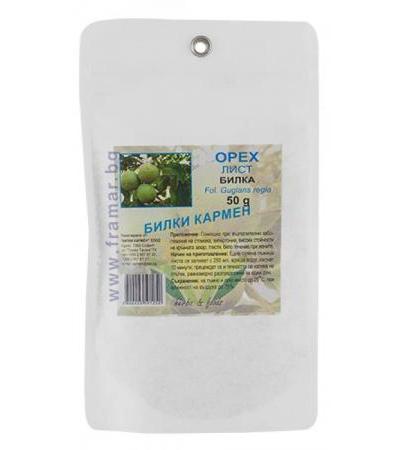 ОРЕХ ЛИСТА 50 гр. КАРМЕН