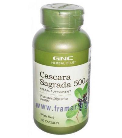КАСКАРА САГРАДА капсули 500 мг * 100 GNC