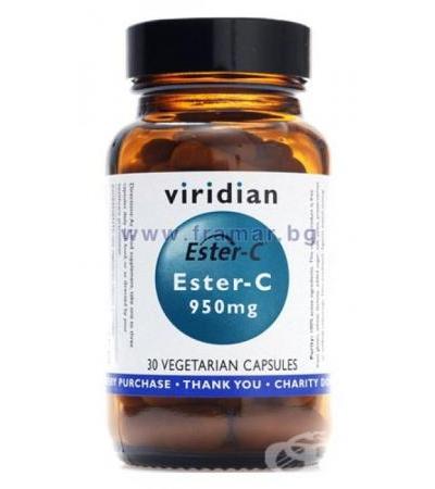 ЕСТЕР - С капсули 950 мг * 30 VIRIDIAN