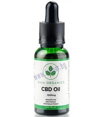 РАЯ ОРГАНИКС CBD ОЙЛ ТИНКТУРА 1000 мг 30 мл