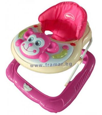 КИКА БО ПРОХОДИЛКА MONKEY DARK PINK