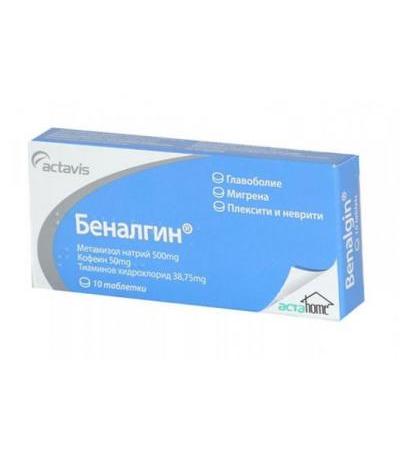 БЕНАЛГИН таблетки * 10