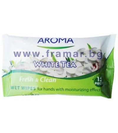 МОКРИ КЪРПИ АРОМА ФРЕШ & КЛИЙН АНТИБАКТЕРИАЛНИ * 15