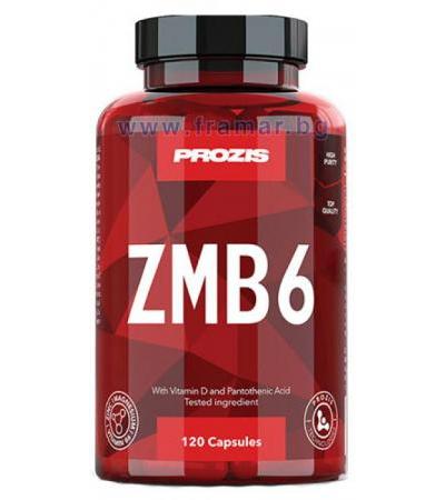 ПРОЗИС ZMB6 - ЦИНК + МАГНЕЗИЙ + ВИТАМИН Б 6 капсули * 120