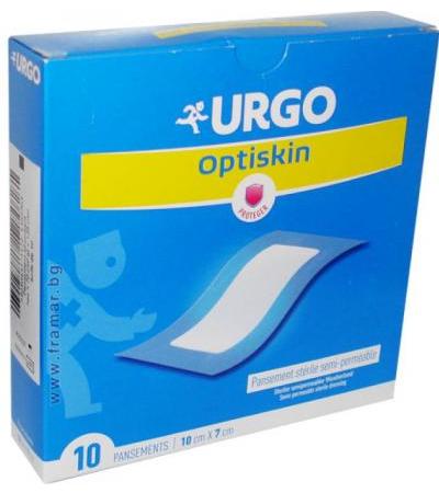 ОПТИСКИН 10 см. /7 см. СТЕРИЛНИ * 10 бр URGO