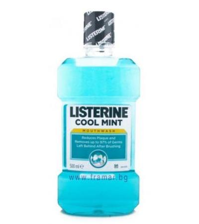 ВОДА ЗА УСТА LISTERIN COOL MINT 500 мл.
