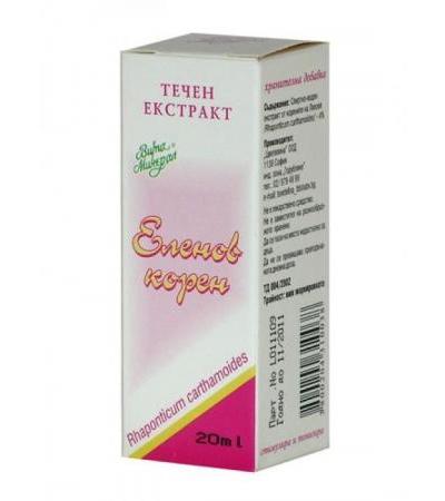 ЕЛЕНОВ КОРЕН екстракт 20 мл.