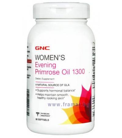 ВЕЧЕРНА ИГЛИКА гел капсули 1300 мг. * 90 GNC