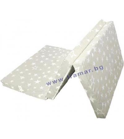 КИКА БО СГЪВАЕМ МАТРАК STARS 60 см. * 120 см. * 5 см.