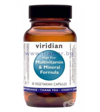 ВИТАМИНИ И МИНЕРАЛИ капсули * 30 VIRIDIAN