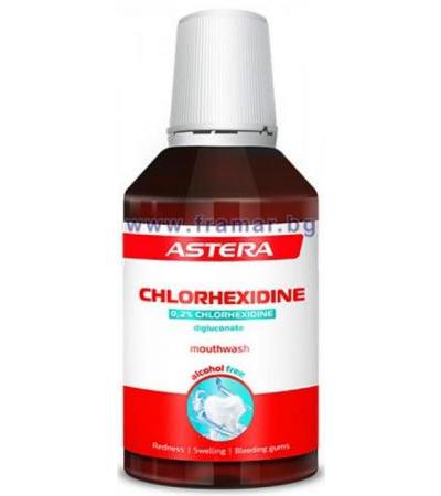 ВОДА ЗА УСТА АСТЕРА CHLORHEXIDINE 300 мл