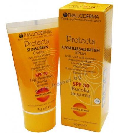 ТАЛОДЕРМА СЛЪНЦЕЗАЩИТЕН КРЕМ ЗА ЛИЦЕ SPF 50 50 мл.
