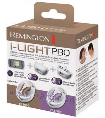РЕМИНГТОН РЕЗЕРВНА ЛАМПА SP6000FQ + ПРИСТАВКИ ЗА ТЯЛО И ЛИЦЕ ЗА ФОТОЕПИЛАТОР I-LIGHT PRO IPL6000 И IPL6000F