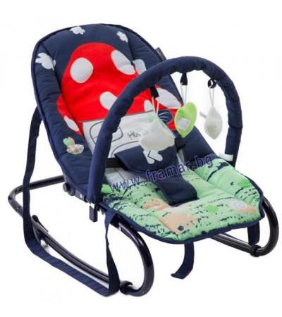 КИКА БО ШЕЗЛОНГ FOLIAGE NAVY DEER