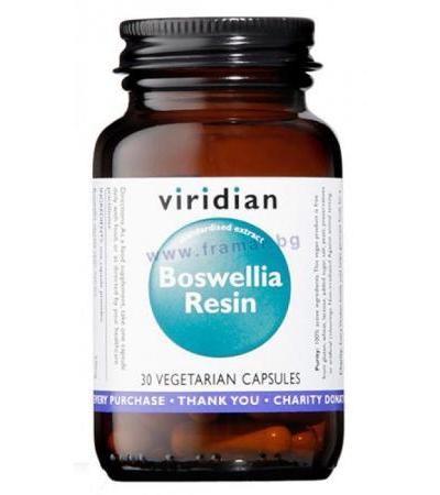 БОСВЕЛИЯ ЕКСТРАКТ капсули * 30 VIRIDIAN