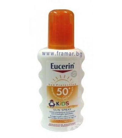 ЕУЦЕРИН СЛЪНЦЕЗАЩИТЕН СПРЕЙ ЗА ДЕЦА SPF 50+ 200 мл.