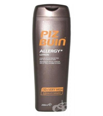 ПИЗ БУИН АЛЕРДЖИ СЛЪНЦЕЗАЩИТЕН ЛОСИОН SPF 50+ 200 мл.