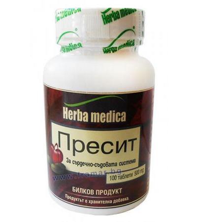 ПРЕСИТ таблетки 500 мг. * 100 ХЕРБАМЕДИКА