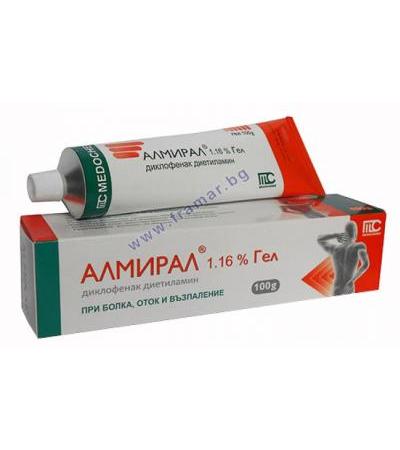 АЛМИРАЛ гел 1.16 % 100 гр.