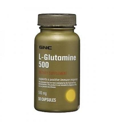 L - ГЛУТАМИН капсули 500 мг * 50 GNC