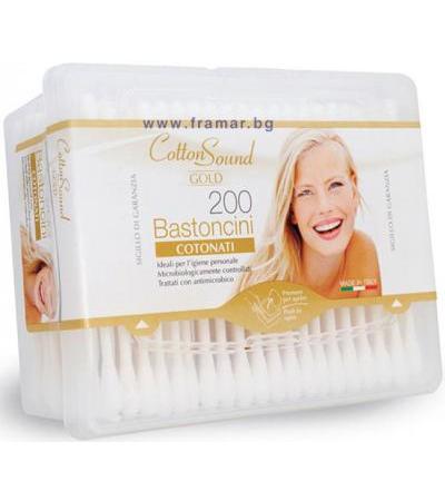 ТУПФИ COTTON SOUND GOLD * 200 бр.