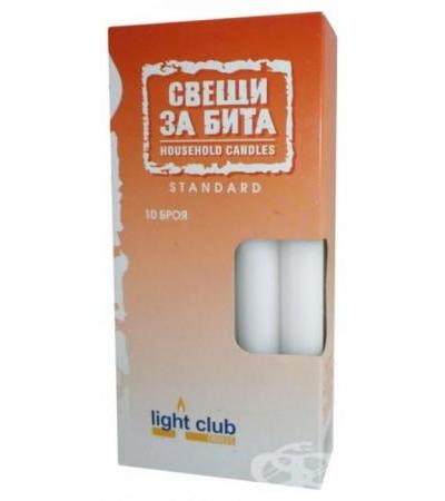 ЛАЙТ КЛУБ СВЕЩИ ЗА БИТА СТАНДАРТ * 10 бр.