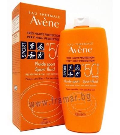 АВЕН СЛЪНЦЕЗАЩИТЕН ФЛУИД СПОРТ СЪС SPF 50+ ЗА ЧУВСТВИТЕЛНА КОЖА 100 мл