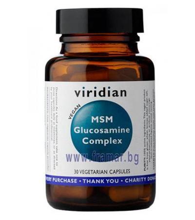 КОМПЛЕКС МСМ ГЛЮКОЗАМИН капсули * 30 VIRIDIAN