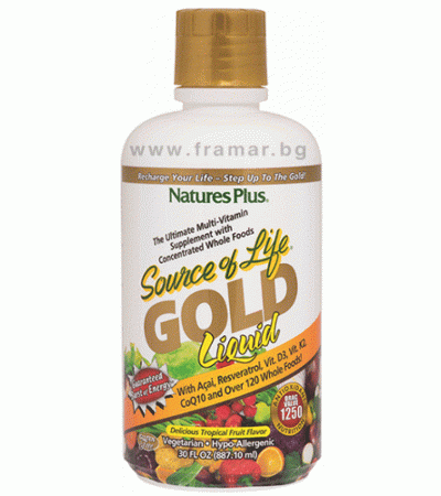 НЕЙЧЪРС ПЛЮС SOURCE OF LIFE GOLD МУЛТИВИТАМИНИ 236 мл