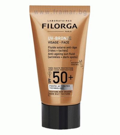 ФИЛОРГА УВ-БРОНЗ ФЛУИД ЗА ЛИЦЕ СЪС SPF 50+ 40 мл
