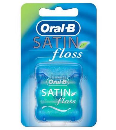 КОНЦИ ЗА ЗЪБИ ОРАЛ - Б SATIN FLOSS 25 м