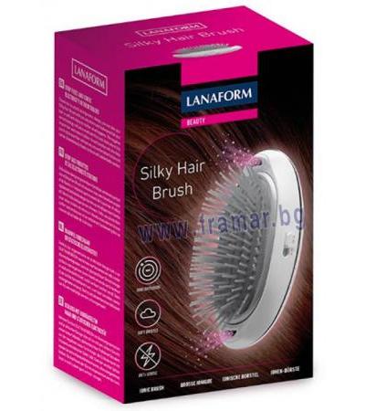 ЛАНАФОРМ ЙОНИЗИРАЩА ЧЕТКА ЗА КОСА SILKY HAIR BRUSH