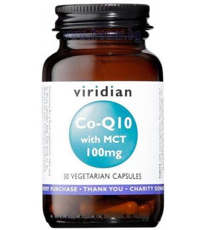 КОЕНЗИМ Q10 капсули 100 мг * 30 VIRIDIAN