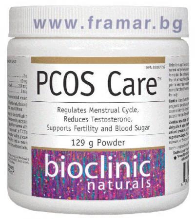 ГРИЖА ПРИ ПОЛИКИСТОЗЕН ОВАРИАЛЕН СИНДРОМ прах 129 гр. BIOCLINIC NATURALS
