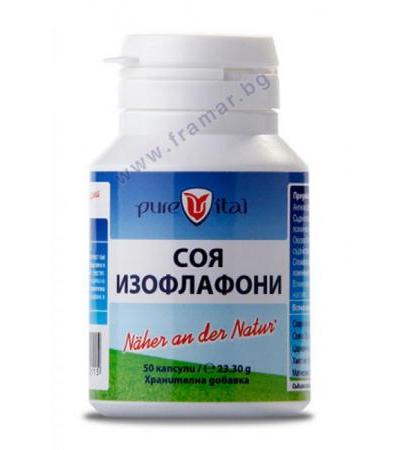 ПЮРВИТАЛ СОЯ ИЗОФЛАВОНИ капсули * 50