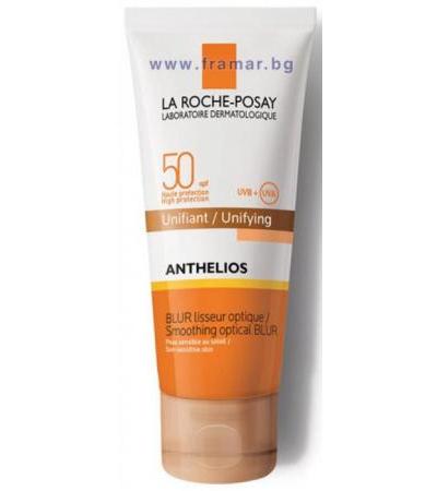 ЛА РОШ АНТЕЛИОС SPF 50 СЛЪНЦЕЗАЩИТЕН КРЕМ ЗА ИЗРАВНЯВАНЕ ТЕНА НА ЛИЦЕТО - ЗЛАТИСТ 40 мл.