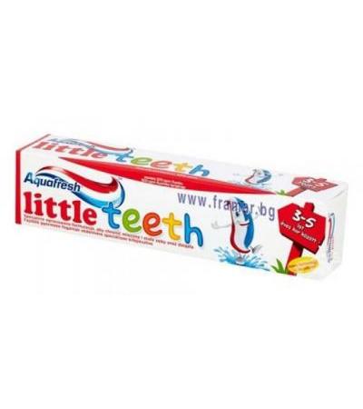 ПАСТА ЗА ЗЪБИ АКВАФРЕШ LITTLE TEETH 3 - 5 год. 50 мл.