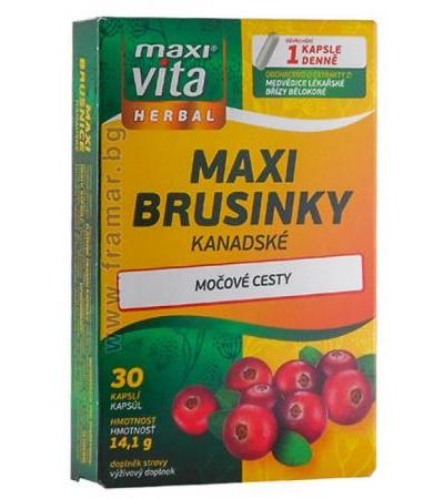 МАКСИ ВИТА ЧЕРВЕНА БОРОВИНКА капсули * 30