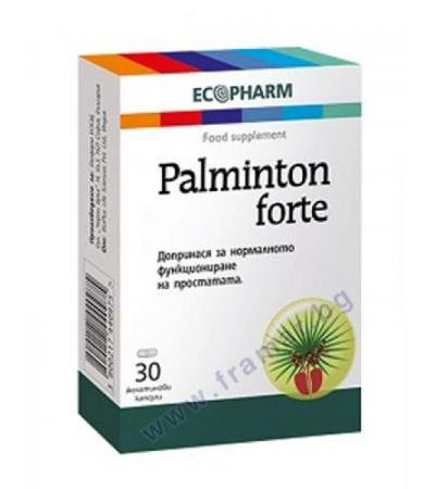 ПАЛМИНТОН ФОРТЕ капсули * 30 ЕКОФАРМ