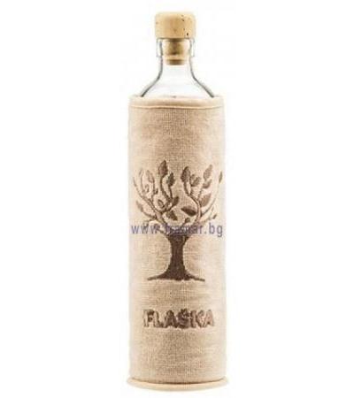 БУТИЛКА ФЛАШКА НАТ ЕКО 0,50 л. + КОРКОВА ТАПА