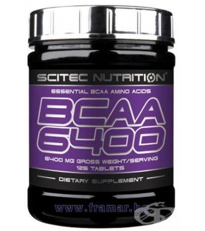 СКАЙТЕК НУТРИШЪН BCAA 6400 табл. * 125