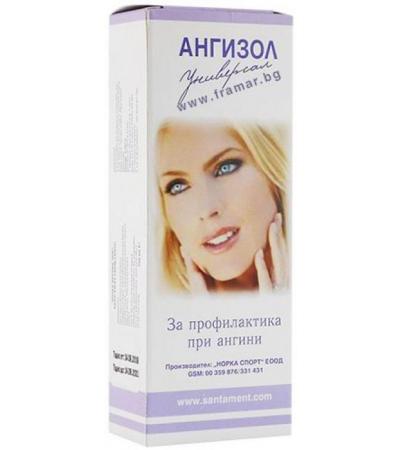 ВОДА ЗА УСТА АНГИЗОЛ ЗА ПРОФИЛАКТИКА ПРИ АНГИНИ 150 мл