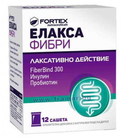 ЕЛАКСА ФИБРИ саше * 12 ФОРТЕКС